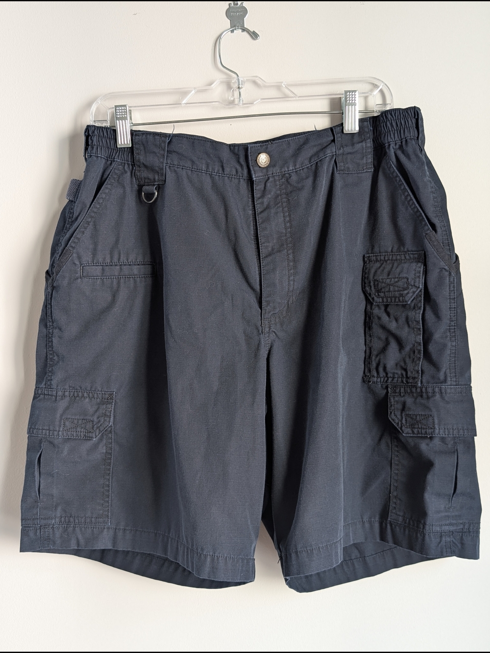 5.11 Tactical Men's Taclite Pro Cargo Shorts Size 36 Navy Blue Ripstop 73287